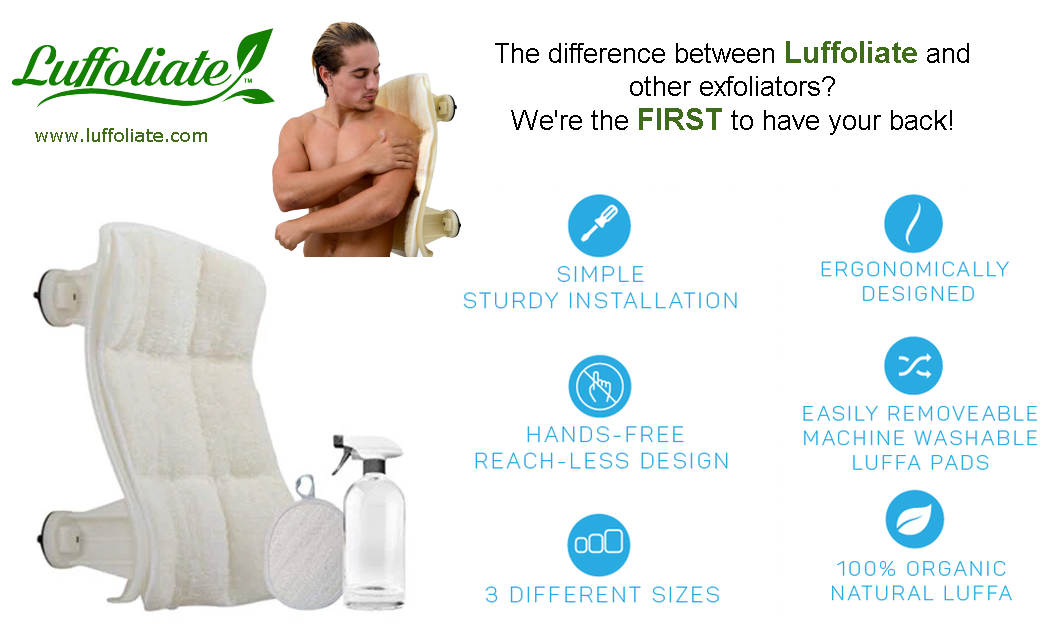 Luffoliate, the Hands-Free Bathroom Luffa for Back, Launches on their website – www.luffoliate.com 2