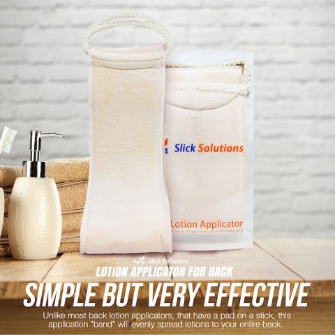 Save Time & Get Primed for Any Occasion with Innovative Slick Solutions Back Lotion Applicator 1