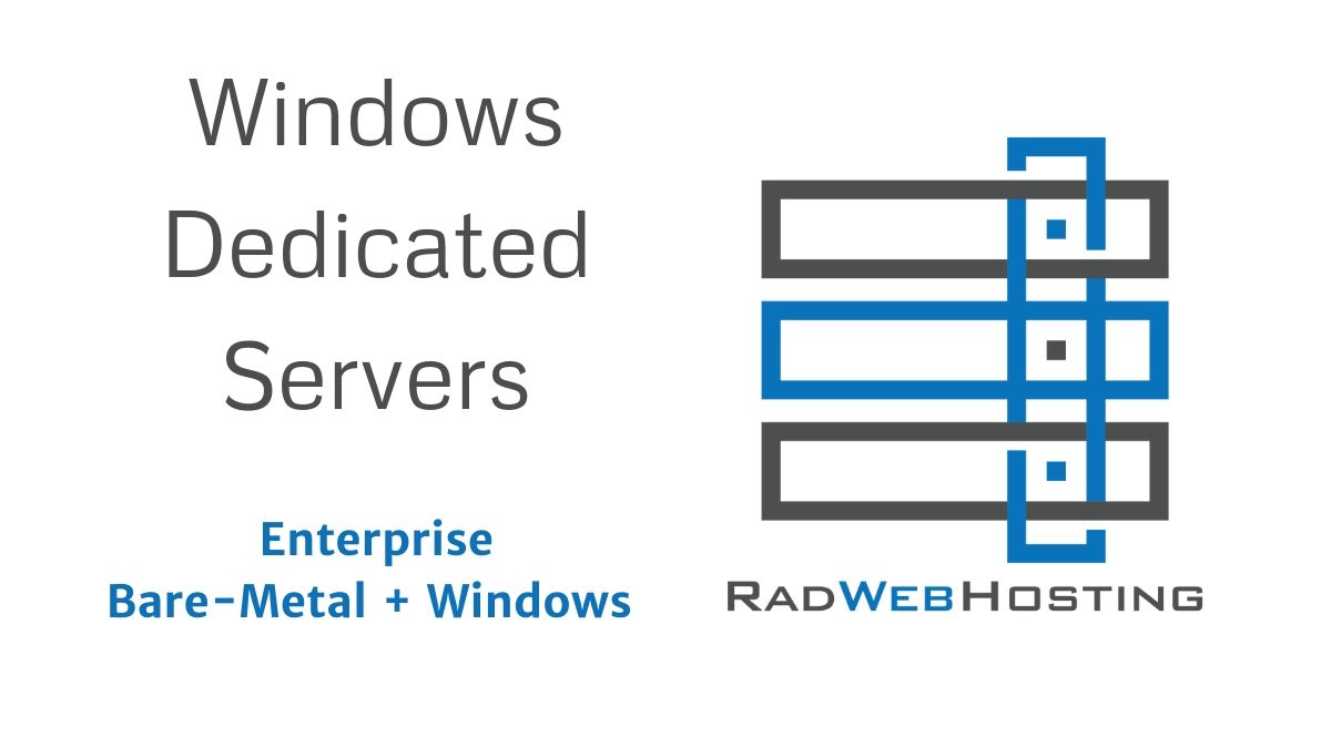 Microsoft Partner Rad Web Hosting Offers Windows Dedicated Servers in HIPAA-Compliant Data Center in Phoenix, AZ