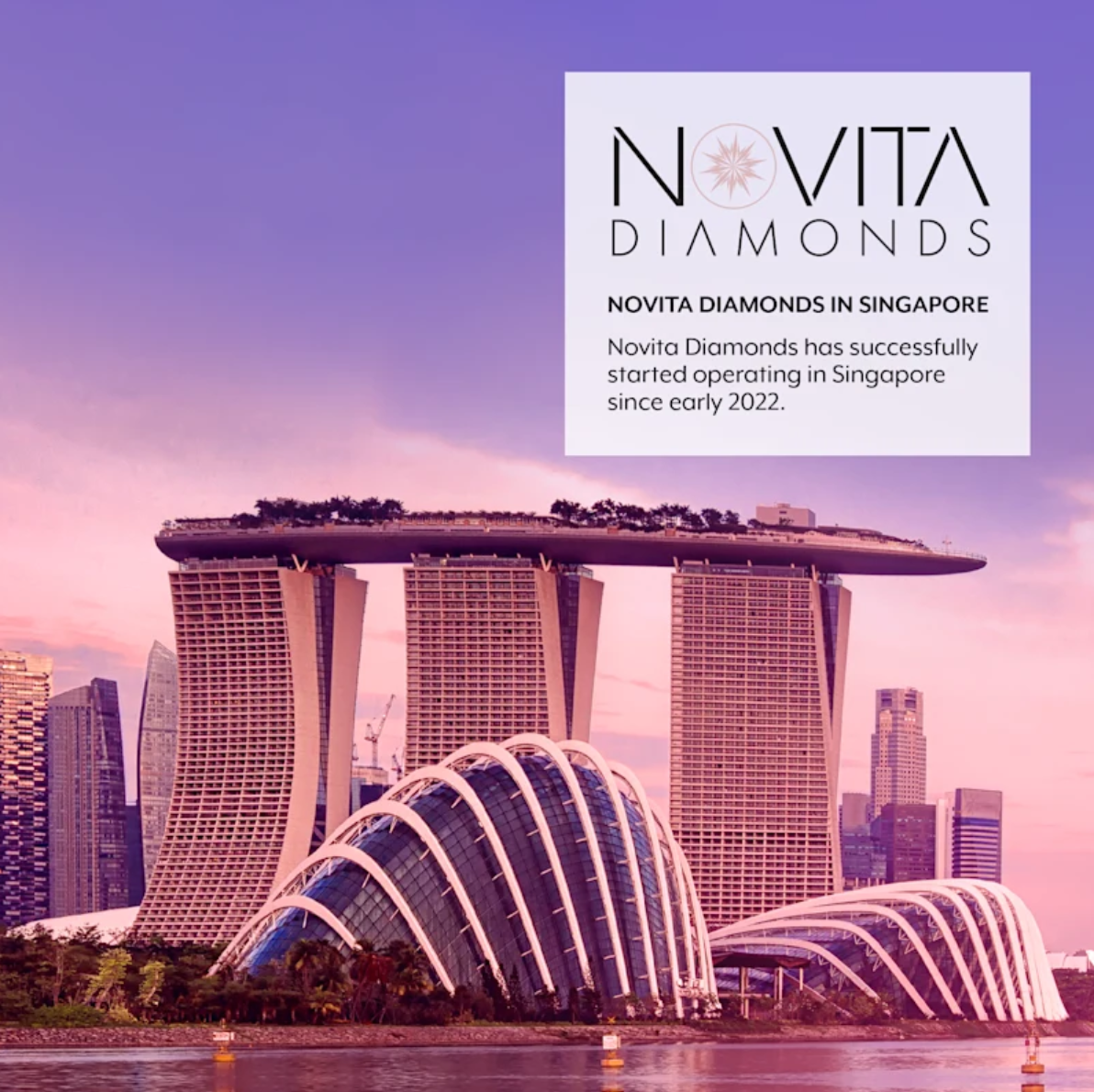 NOVITA Diamonds set to becomes the largest seller of lab grown diamonds in Singapore and Asia 1