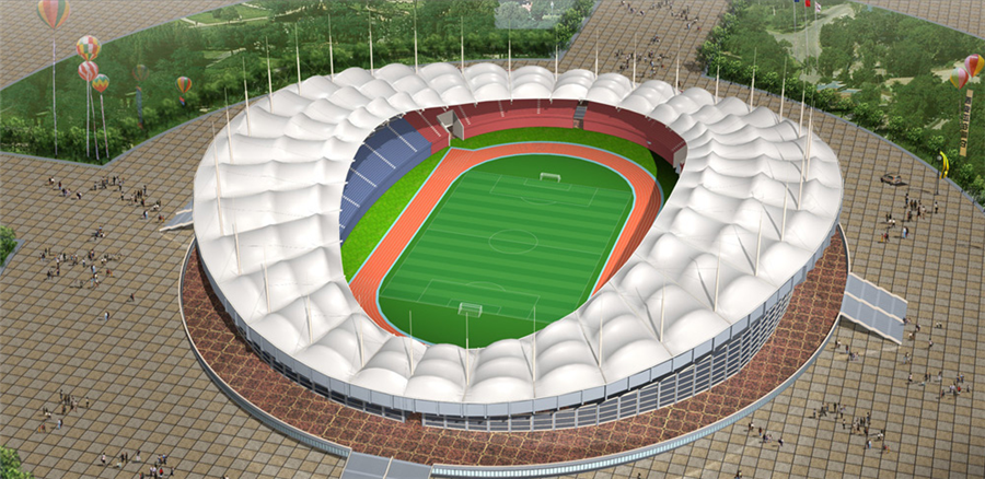 Why do stadium stands use membrane & fabric structure? 1