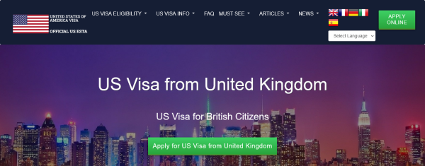 US VISA Application Process For British Citizens 1