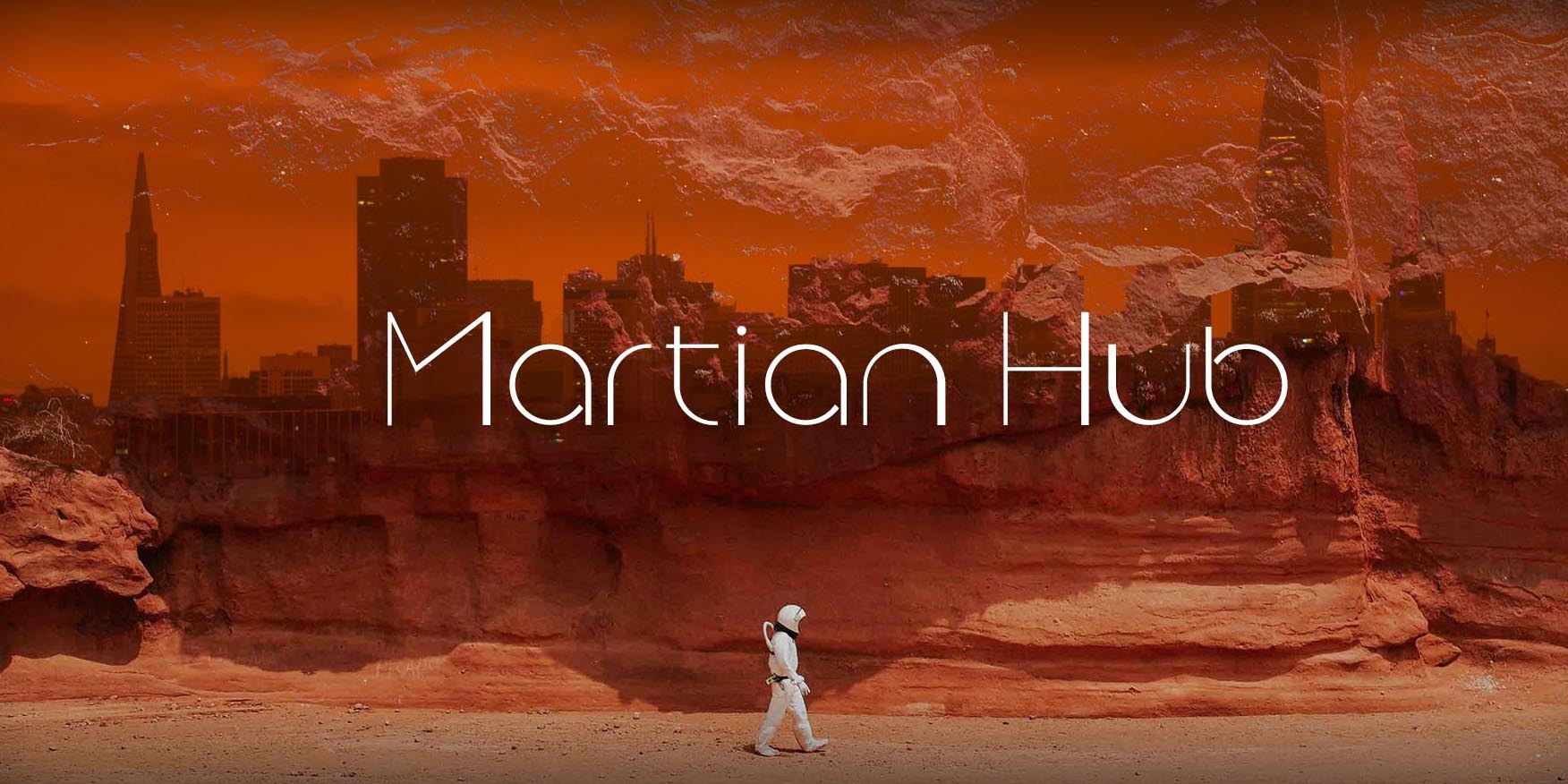 Designers conceptualize modular housing colony to inhabit planet Mars. 1