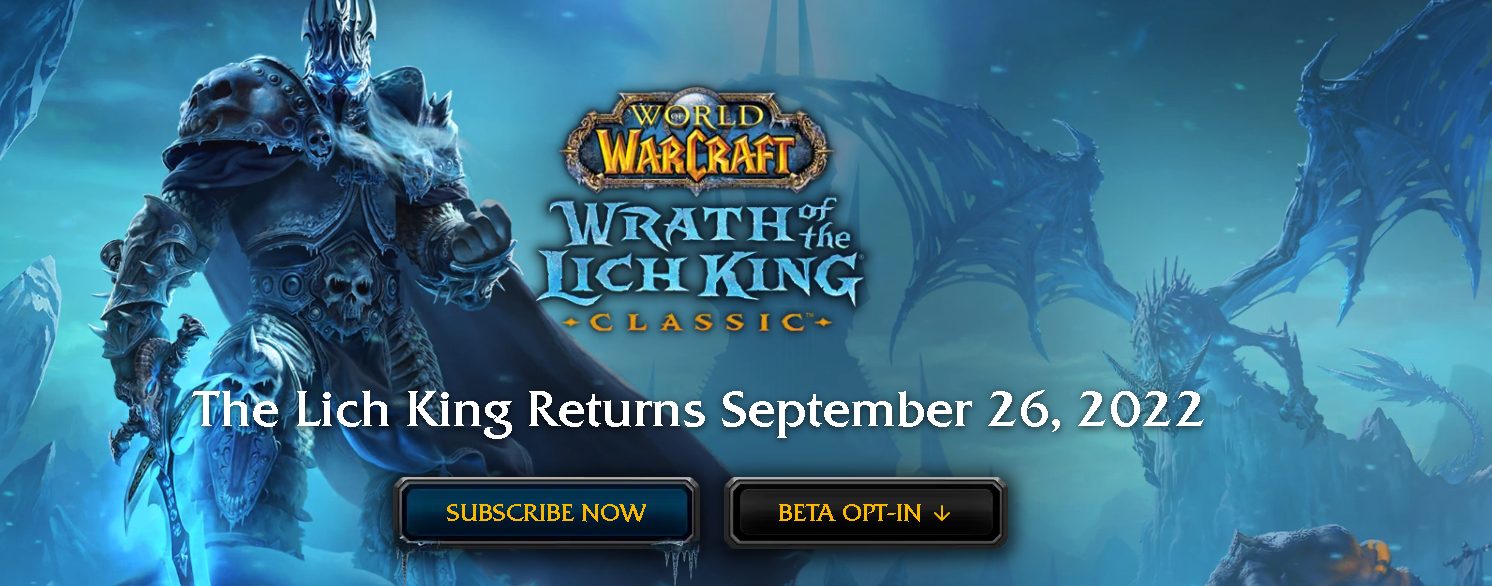 Gold4Vanilla – WoW Classic WOTLK Release Date Announced for 26th September 2022 16