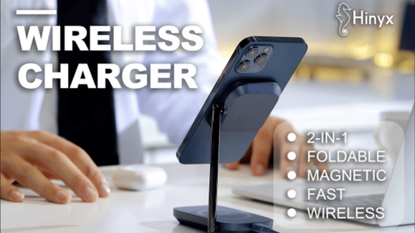 Hinyx set to lunch its MS10 two-in-one foldable magnetic fast wireless charger on Kickstarter on 17th August, 2022 18