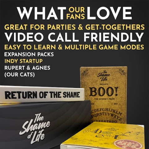 The Shame of Life: a fresh and shameless card game that breaks down social barriers 5