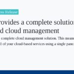CAMS provides a complete solution for unified cloud management