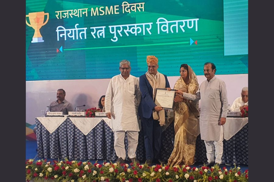 Lagnam Spintex Limited Receives State Export Award by Rajasthan Government 1