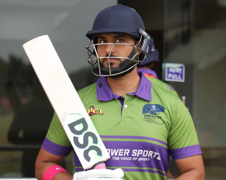 American Cricketer Suneel Kumar Makes an Explosive 103 Not-Out in Just 46 Balls Playing for Atlanta Thunders 1