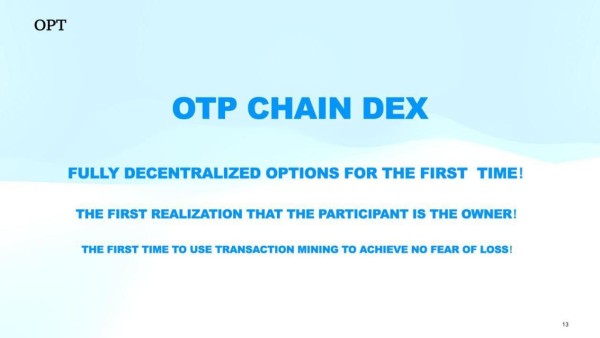 Option Chain Dex Ecology will launch derivative options transactions in October 2022 4
