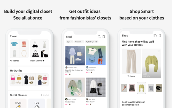 An AI-based sustainable styling app that helps organize existing clothes like Cher’s digital wardrobe in “Clueless” 2