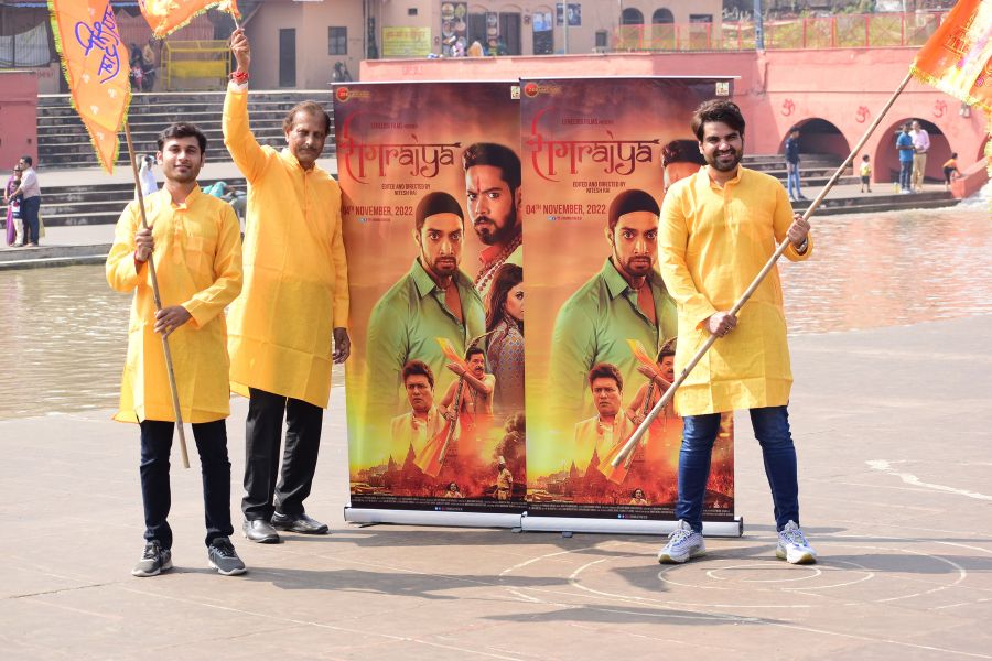 Ramrajya’s team visited  Ayodhya and Banaras  prior to the release 2