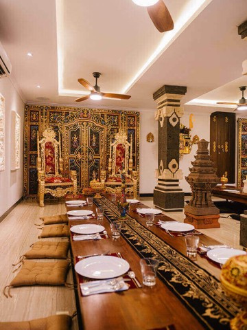 Dapur Raja: a modern Balinese restaurant that serves authentic Balinese Rijsttafel in Ubud, Bali. 13
