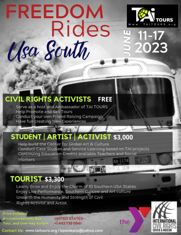 TAI Tours Announces Unique Educational, Historical Experiences for Youth, with Southern Freedom Ride Bus Tour and Underground Railroad Excursion 2