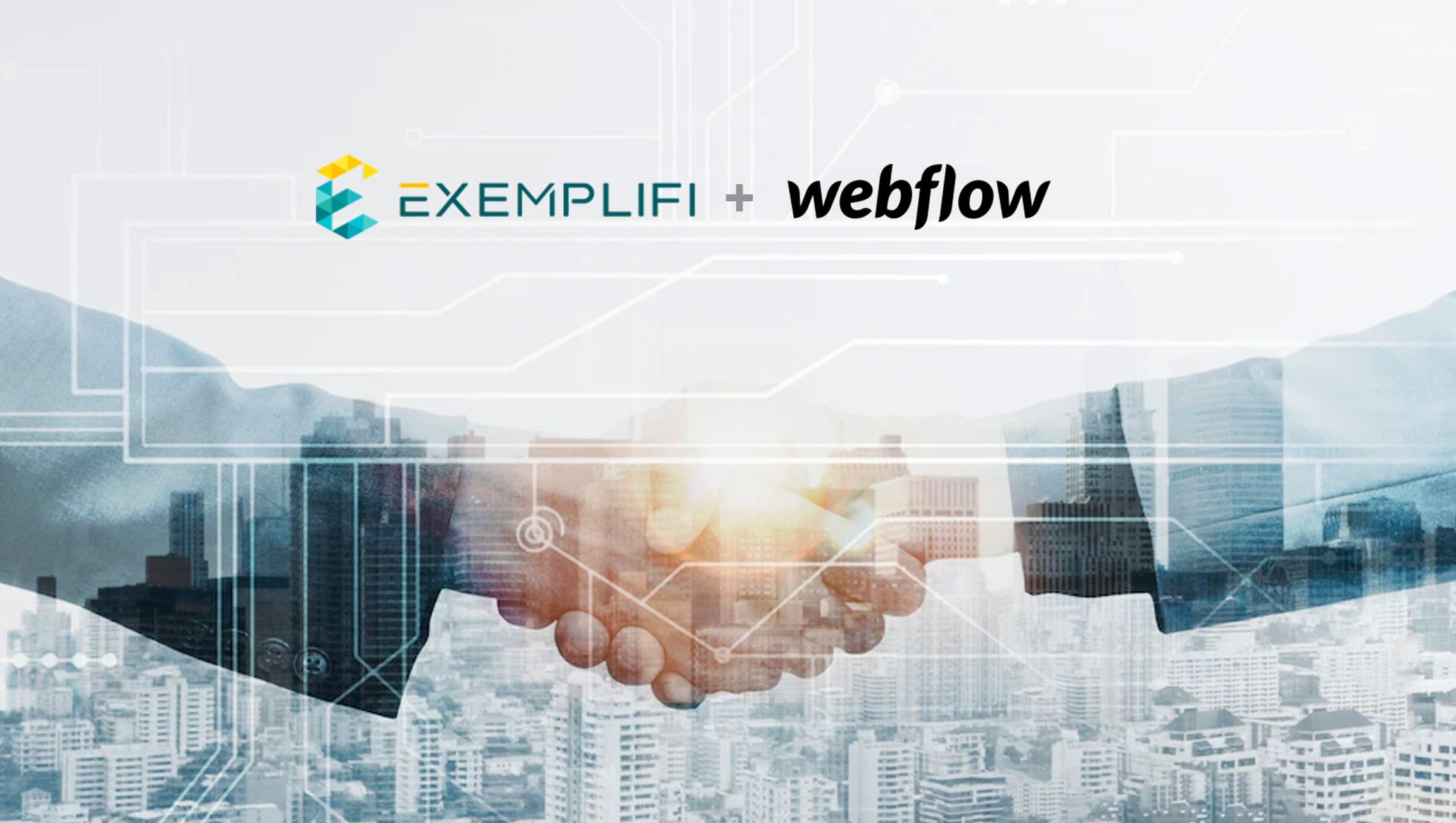 Exemplifi Announces Its Partnership With Leaders in the No Code Space Webflow 1