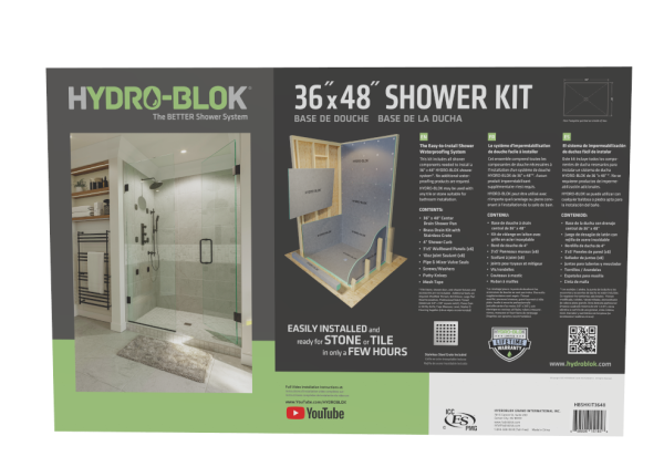 Introducing HYDRO-BLOK Complete Shower Kits for Easy and Efficient Bathroom Remodeling 7