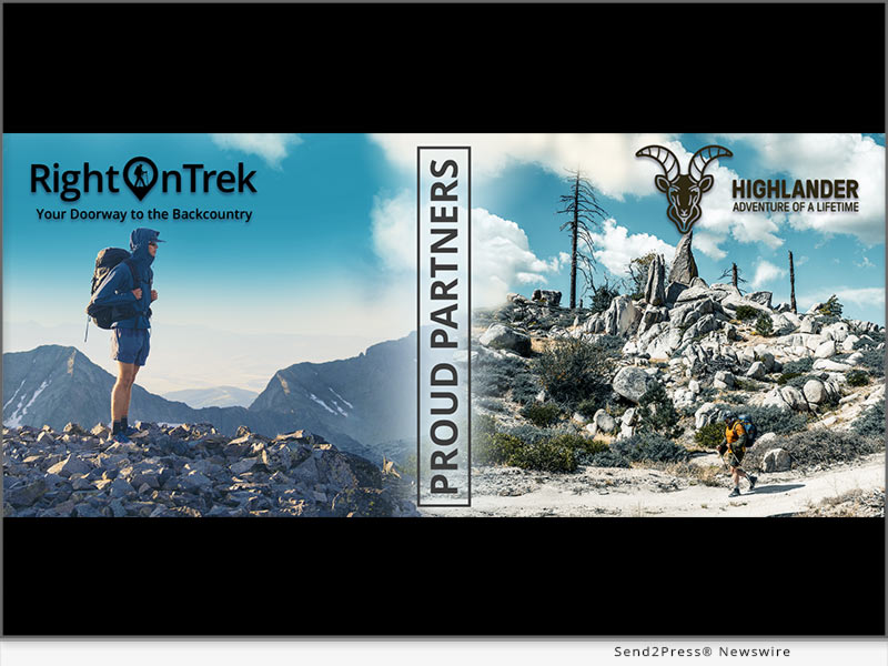 RightOnTrek Is the Official US Backpacking Gear Rental Partner and a Backpacking Meals Provider for Global Long-Distance Event Series Organizer HIGHLANDER 2