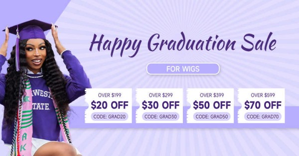 Save More For Lace Wigs On Graduation Season Sale 2