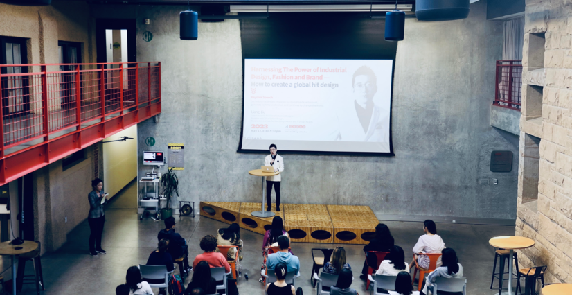 Internationally Acclaimed Industrial Designer Califor Liang（Leon）Liu was invited to give a speech at d. school, Stanford University 3