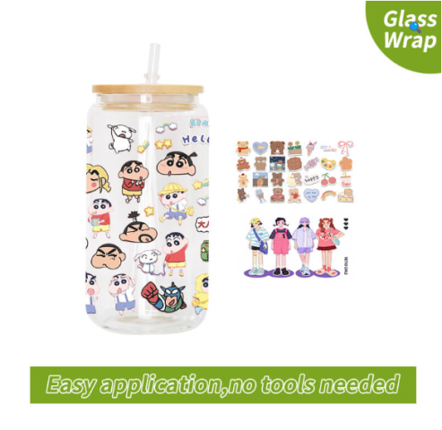 Unleashing One’s Creativity: Decorating 16oz Glass Tumblers with Waterproof Stickers | Besin 6